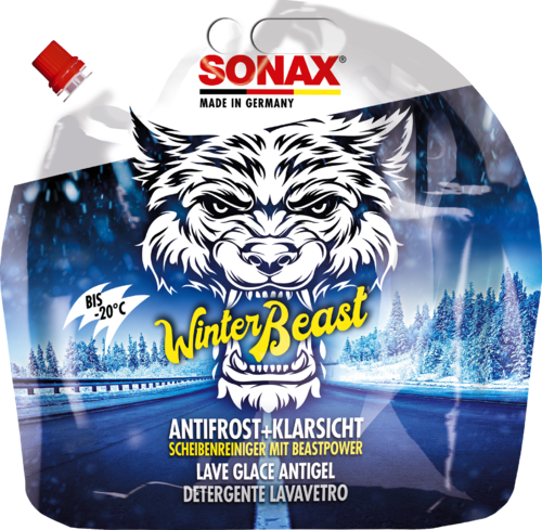 SONAX WinterBeast AntiFrost + ClearSight 3 L bag