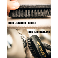 Nuke Guys - Leather and Textile Brushes Small & Medium & Large Set