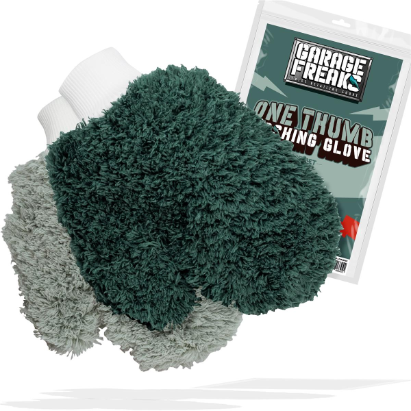 Garage Freaks - Pack of 2 - ONE THUMB WASHING GLOVE - Washing Glove