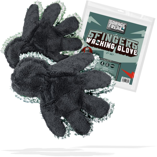 Garage Freaks - Pack of 2 - 5 FINGERS WASHING GLOVE - Washing Glove