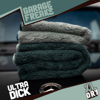 Garage Freaks - 2er Set - XL DRY - Trockentuch 50x80cm & 40x40cm, 1200 GSM