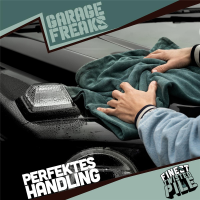 Garage Freaks - Set of 2 - FINEST TWISTED PILE - Drying cloth 50x80cm & 40x40cm, 1000 GSM