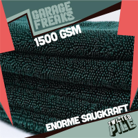 Garage Freaks - Set of 2 - TWISTED PILE - Dry Cloth 50x80cm & 40x40cm, 1500 GSM