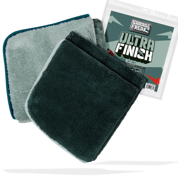 Garage Freaks - 2er Pack - ULTRA FINISH - Poliertuch - 40x40cm, 1200 GSM