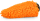 Chenille Waschhandschuh orange