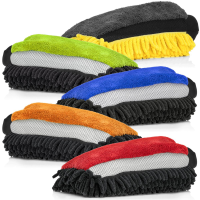 3 in 1 - Microfiber chenille wash mitt