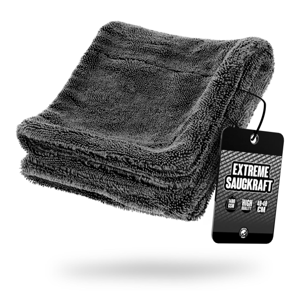 Nuke Guys - Gamma Dryer S - Mikrofaser Trockentuch  - 1400 GSM - grau 40 x 40 cm