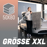 Nuke Guys - Gamma Dryer XXL - Mikrofaser Trockentuch  - 1400 GSM - grau 50 x 80 cm