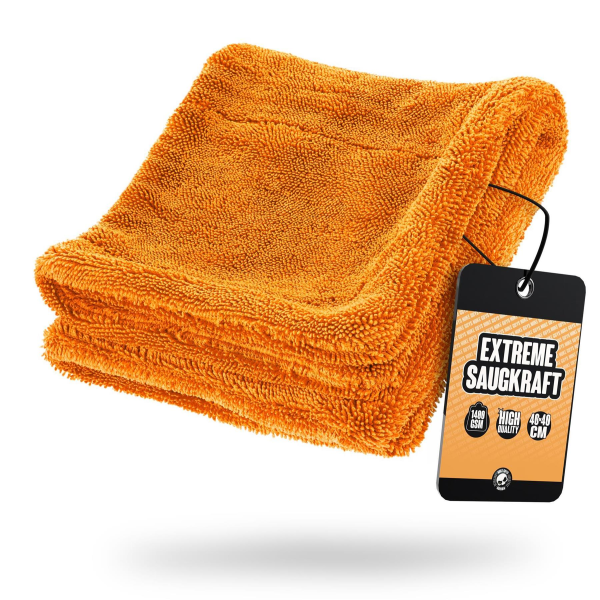 Nuke Guys - Gamma Dryer S - Mikrofaser Trockentuch  - 1400 GSM - orange 40 x 40 cm