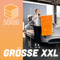 Nuke Guys - Gamma Dryer XXL - Mikrofaser Trockentuch  - 1400 GSM - orange 50 x 80 cm