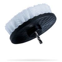 Brush attachment for drilling machines, Soft white...