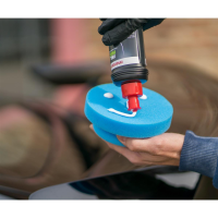 Handpolierschwamm -  Medium Cut Foam, XL, blau, Ø 130/50mm