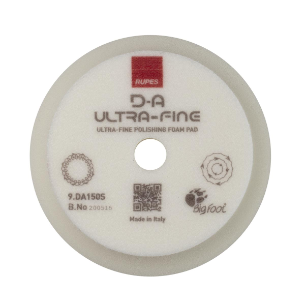 Rupes BigFoot D-A Polierschwamm Ultrafine Weiß 130-150mm