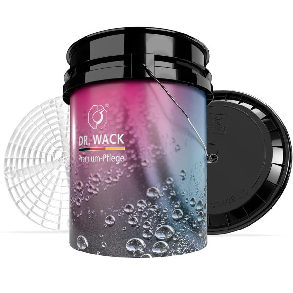 Dr. Wack Wascheimer Set mit Deckel + Grit Guard