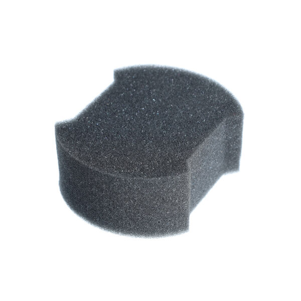 Handpolierschwamm tailliert, schwarz soft, Ø 100/40 mm