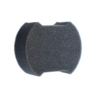 Handpolierschwamm tailliert, schwarz soft, Ø 100/40 mm