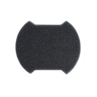 Handpolierschwamm tailliert, schwarz soft, Ø 100/40 mm