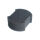 Handpolierschwamm tailliert, schwarz soft, Ø 100/40 mm