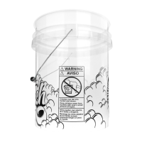 Nuke  Guys Wascheimer Transparent 5 GAL Wash Clear Bucket