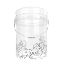 Nuke Guys Wascheimer Transparent 5 GAL Skullparade Clear...