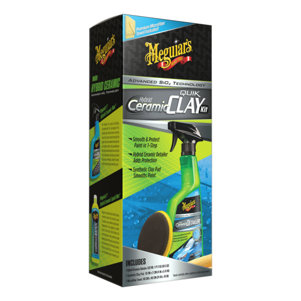 Meguiars Hybrid Ceramic Detailer - Synthetic Clay Kit
