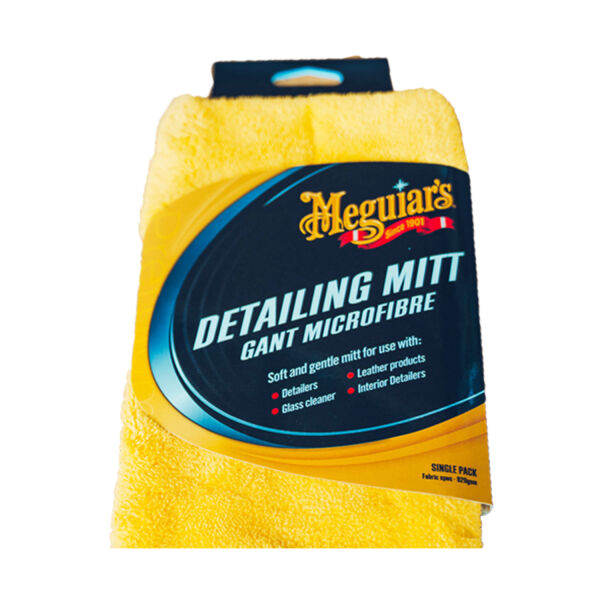 Meguiar’s® Detailing Mitt Mikrofaser Pflegehandschuh gelb