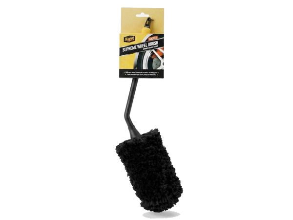 Meguiar’s® Supreme Wheel Brush Angled Felgenbürste mit Mikrofaserkopf mit Winkel