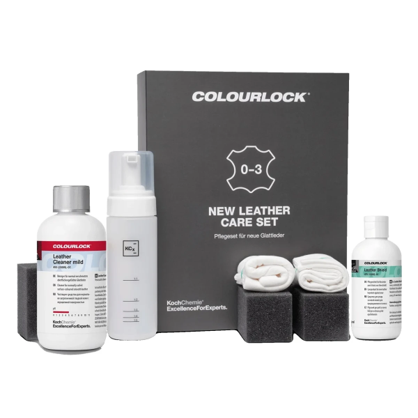 Colourlock Neuleder Pflegeset mit Leder Versiegelung