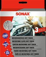 Sonax MicrofaserTuch soft touch 3er-Pack