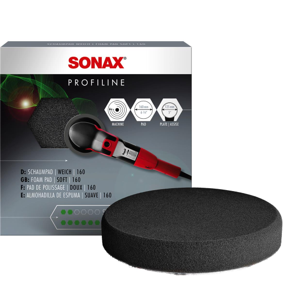 Sonax SchaumPad Weich Grau 160mm