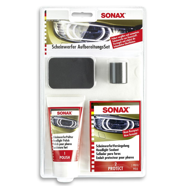 Sonax Scheinwerfer AufbereitungsSet