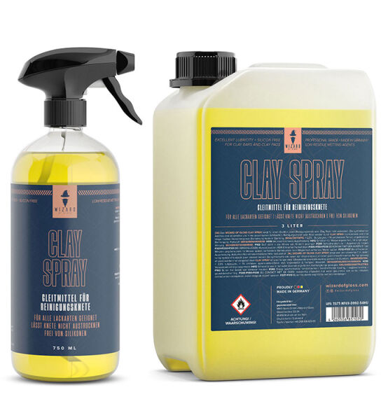 Wizard of Gloss Clay Spray Gleitmittel 750ml, 3L