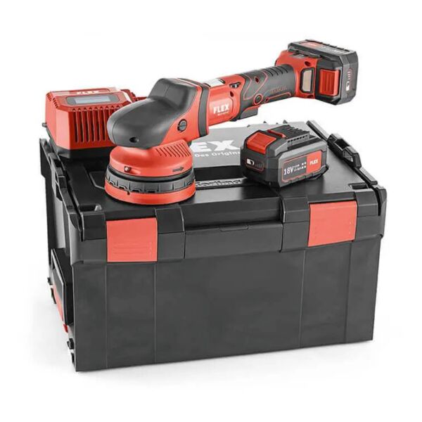 Flex XCE 8 125 18.0-EC/5.0 P-Set Akku Exzenter Poliermaschine