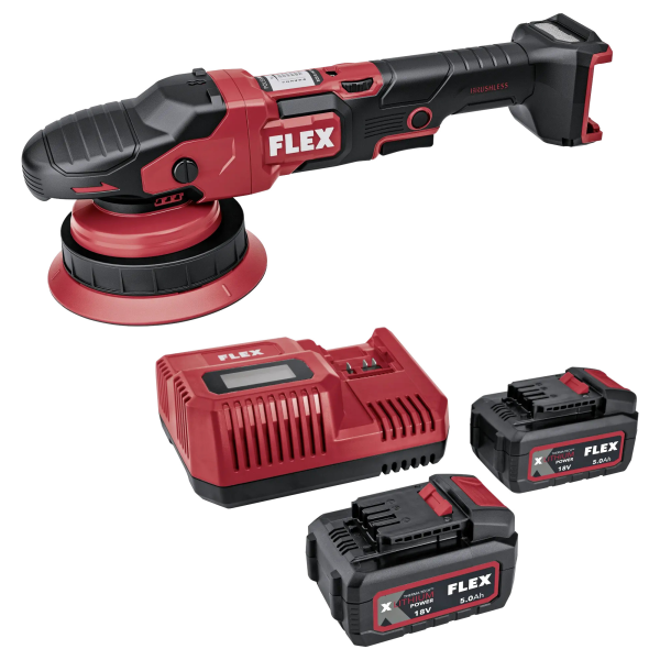 Akku-Exzenterpolierer mit Zwangsrotation 18 V XCE 8 150 18-EC Set