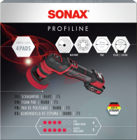 Sonax SchaumPad hart 75mm 4 StÃ¼ck