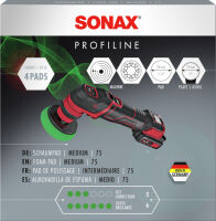Sonax SchaumPad medium 75mm 4 Stück