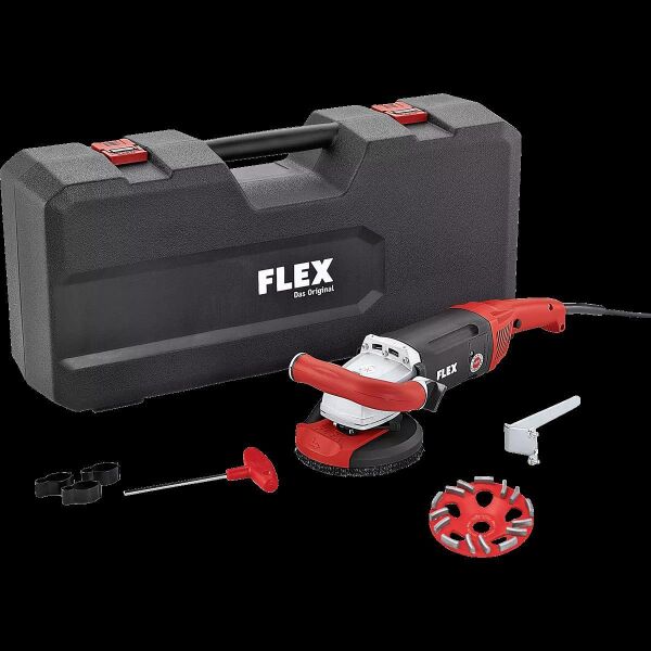 Kraftvoller 1750 Watt Sanierungsschleifer für randnahes Schleifen, 125 mm LD 18-7 125 R, Kit E-Jet