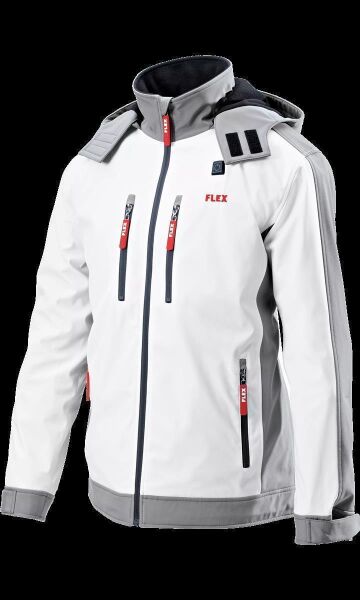 Akku-Heizjacke, Softshell TJ White 10.8/18.0 3XL Men