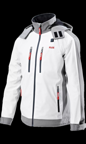 Akku-Heizjacke, Softshell TJ White 10.8/18.0 L Lady