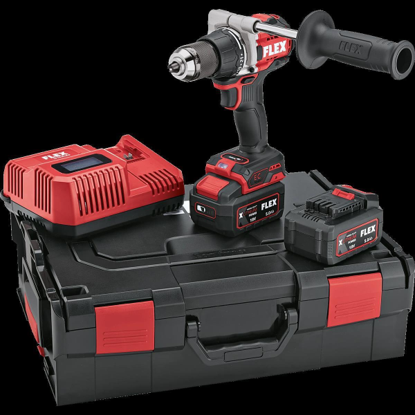 2-Gang Akku-Bohrschrauber 18 V mit Turbo-Modus DD 2G 18.0-EC HD/5.0 Set