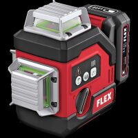 360° Kreuzlinien-Laser mit Empfängermodus ALC3/360-G/R 12