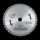 Carbide tipped saw blade for steel