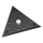 Hook-and-loop triangular backing pad