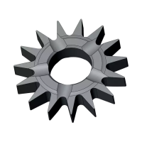 TC scouring discs, pointed
