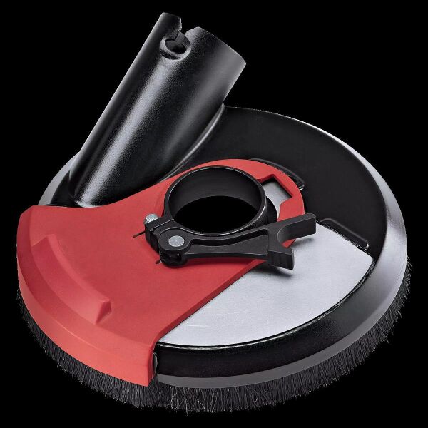 Extraction hood with pivoting edge segment