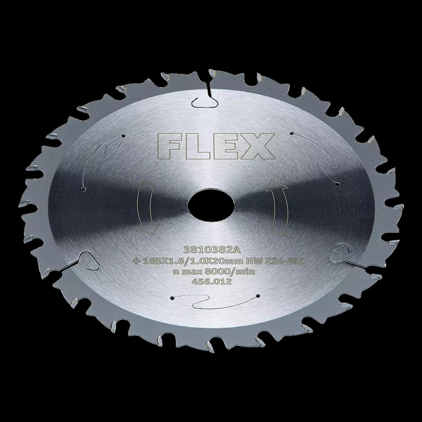 Standard circular saw blade with alternating teeth