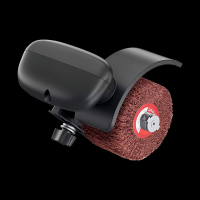 Sanding attachment, burnishing
