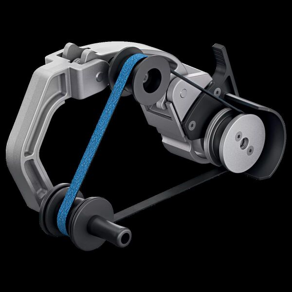 Sanding attachment, pipe belt