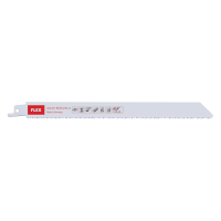 Reciprocating saw blades for metal and sheet material