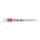 Reciprocating saw blades for metal, timber, plastic materials